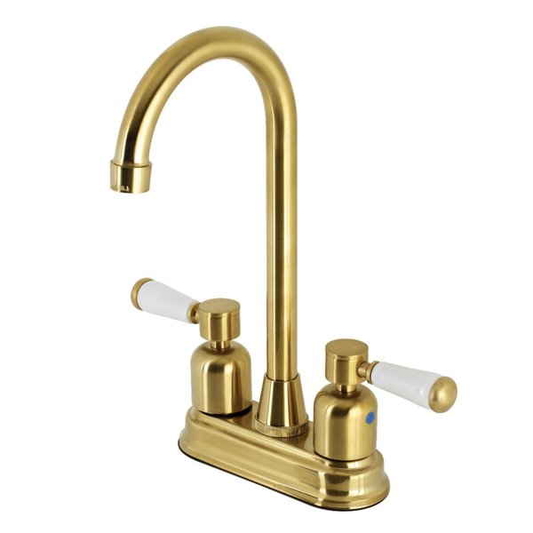 Kingston Brass KB8497DPL Bar Faucet, Brushed Brass KB8497DPL